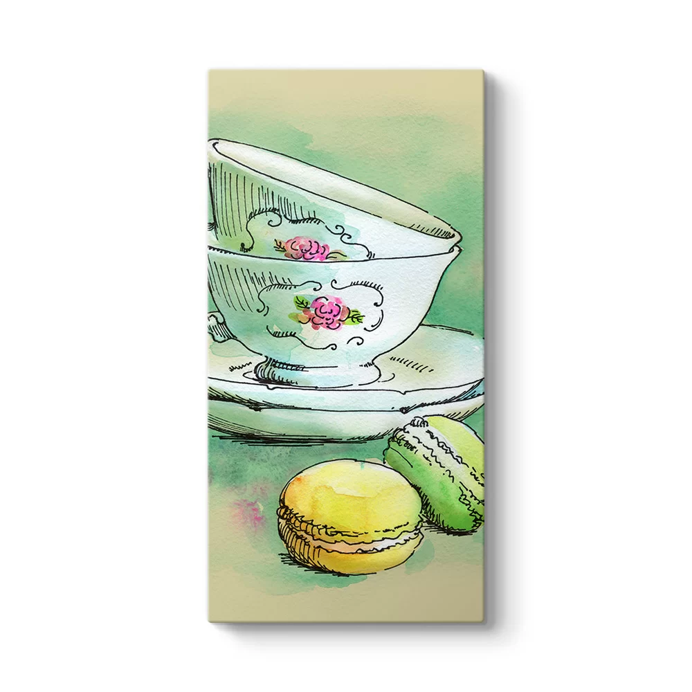 Cute Cups Makaron Tablosu - Model 7
